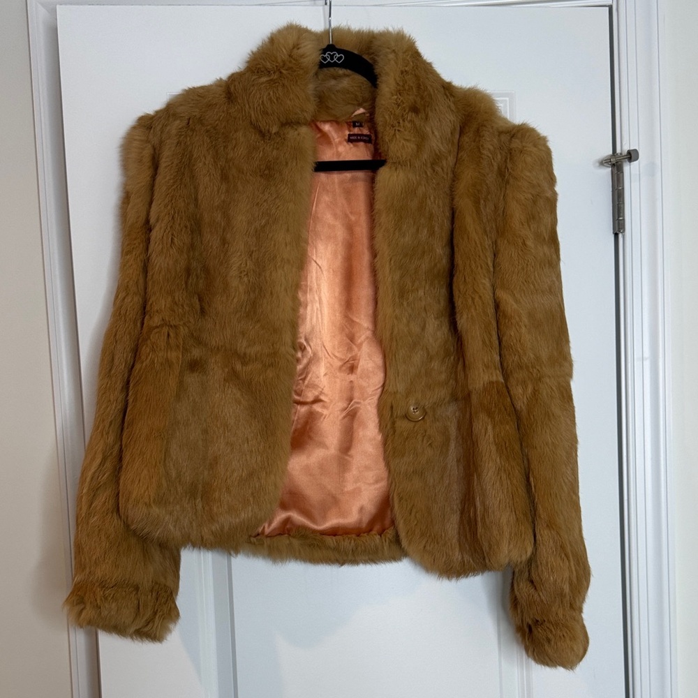 Genuine Fur Tan Jacket